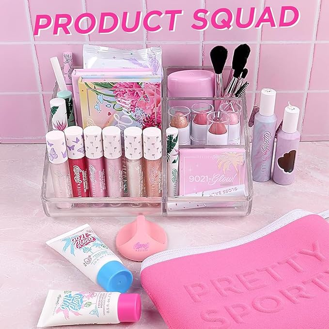Petite 'N Pretty Best in Bling Lip Gloss Set – 10K Shine Trio for Kids, Tweens & Teens – Non-Toxic, High-Shine, Gift-Ready Makeup Set