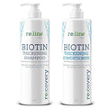 Biotin Shampoo and Conditioner for Thinning Hair Growth Thickening Shampoo for Hair Loss Treatment NATURAL Sulfate Free for Color Treated Hair Regrowth Treatment for Men Women