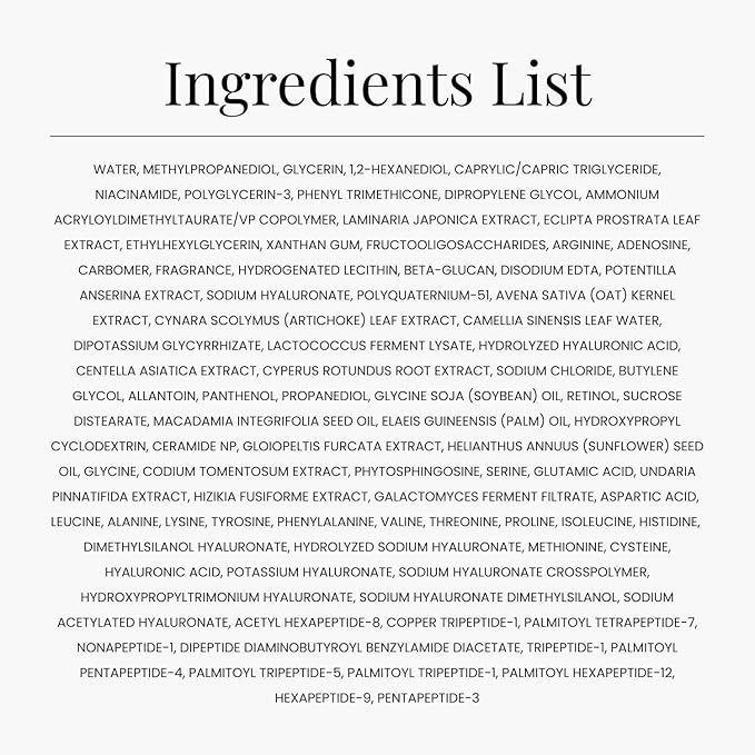 Daily Glow Boosting Serum, Hydrating Glass Skin Niacinamide Face Serum for Dull, Dehydrated&Sensitive Skin, Lightweight Soothing Care with Marine Complex, Korean Skin Care (1.69 Fl Oz / 50ml)