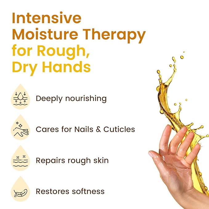 Repairing Hand Mask for Dry Cracked Hands, Hand Masks with Shea Butter, Jojoba Oil & Vitamin E, Moisturizing Gloves, Skin Care Gifts for Women & Men, Self Care Gifts for Women (6 Pairs) - PAC2