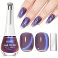 Cat Eye Nail Polish Quick Dry, Magnetic Nail Lacquer with Magnet Air Fast Dry Manicure DIY Salon 16ml/0.54 oz