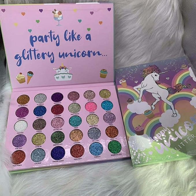 Long Lasting Glitter Eyeshadow Palette Makeup 30 Colors High Pigment Shining Shimmer Eye Pressed Powder Cosmetics Beauty Party