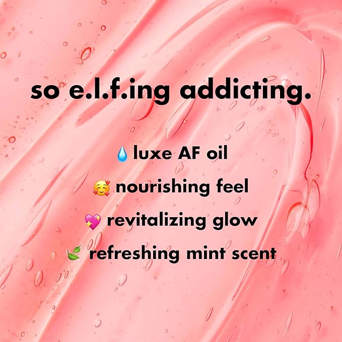 e.l.f. Glow Reviver Quad Goals Lip Oil Kit, 4 Hydrating, Non-Sticky Glossy Tinted Lip Oils, Lip Gloss Set, Moisturizing Lip Care, Vegan & Cruelty-Free