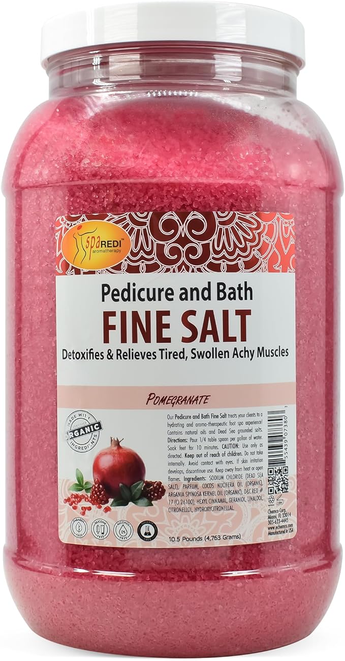SPA REDI Professional Body Scrub - 2-in-1 Exfoliating & Moisturizing Suspension to Exfoliate & Hydrate in One Scoop for Deep Hydration and a Premium Client Experience 128 Oz