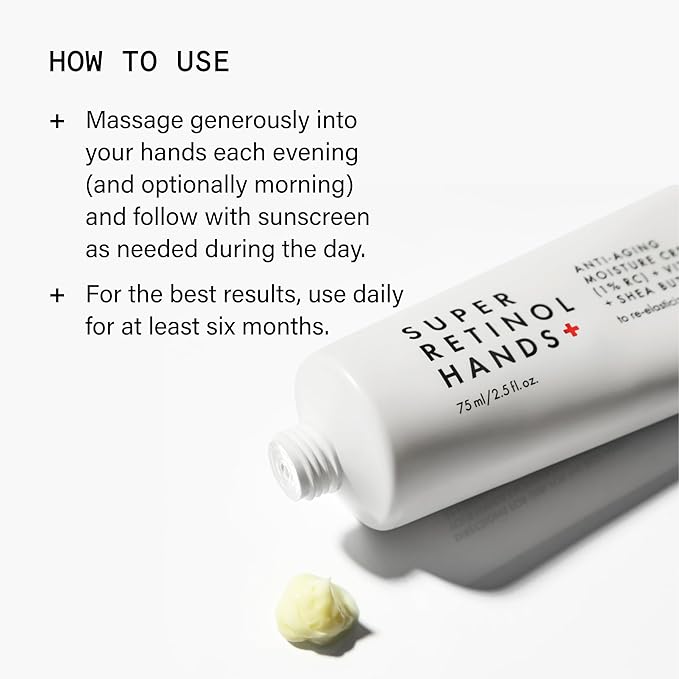 Beauty Pie Super Retinol Anti Aging Hand Cream | Age Spot Remover | Retinol Hand Cream | Skin Firming Lotion | Repair & Hydrate | Firming Treatment | Clean & Safe Fragrance Free Formula | 2.5fl oz