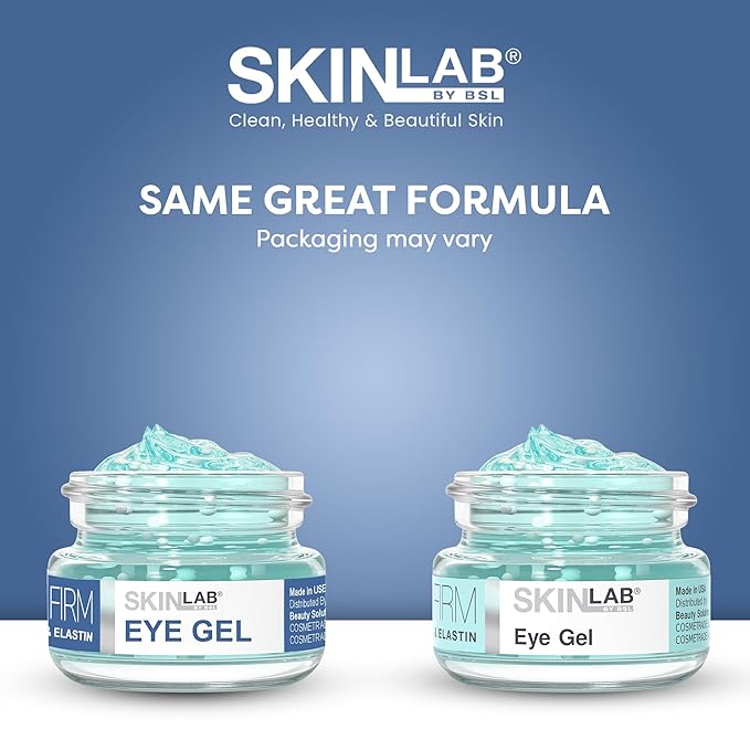 SKIN LAB Lift & Firm Eye Gel – Hydrating Gel Cream with Hyaluronic Acid for Under Eye Moisture & Smoothing, Lightweight Serum for Women & Men, 0.5 oz
