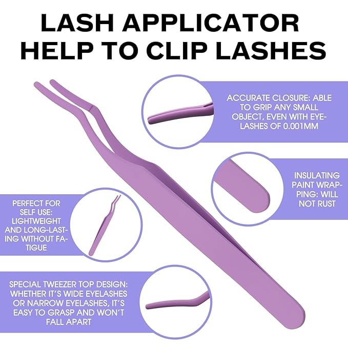 WENDY LASHES Clusters Kit for Eyelash Extensions: DIY, Natural, Fluffy, Wispy, Waterproof, Anime, Manga, Cat Eye, RT0207, 30P+40P, 0.07, D Curl, 1216mm