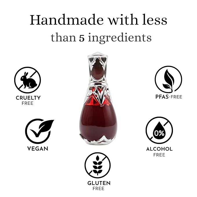 SushyGlowCosmetics 8ML Bloody Lip Tint- Lip Stain - Vampire Lip Stain - Water Tint - Blood Tint - Blood Stain - Vampy - Goth Lip (Bleeding Crystal)