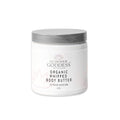 Glimmer Goddess Organic Whipped Body Butter for Women - Moisturizer Cream with Shea & Cocoa Butter, Almonds & Coconut Oil - Coastal Reverie, 8oz