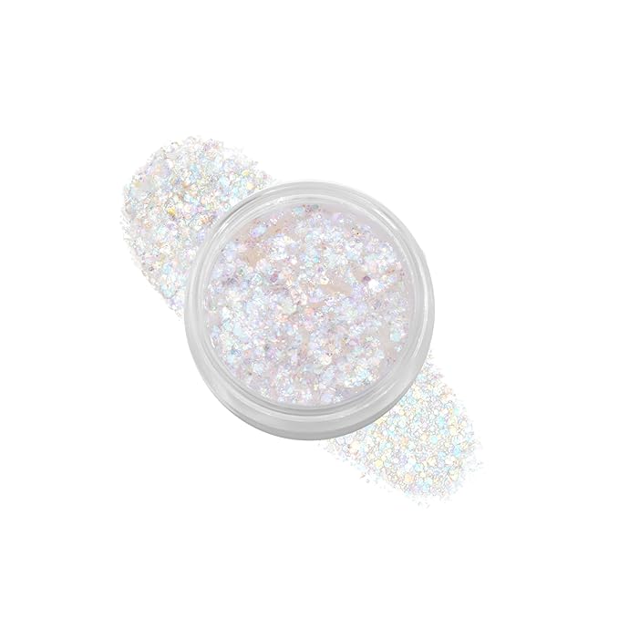 ColourPop Glitterally Obsessed Body Glitter Gel - Multi-Colored Glitter Makeup Made with an Adhesive Gel Formula - Easy to Use & Mess Free - Disco Lady (0.06 oz)