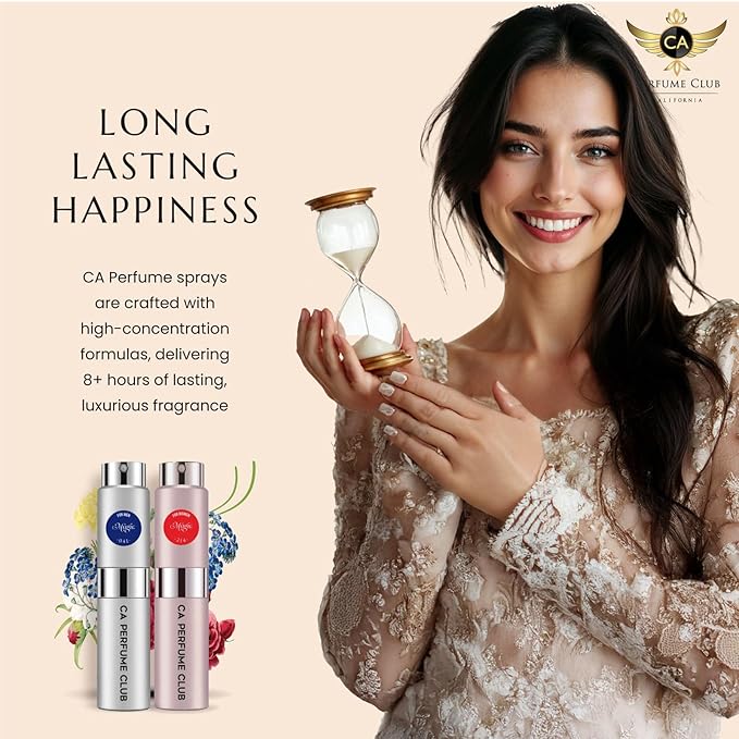 CA Perfume Duo Impression of Myrrh & Tonka Intense For Women And Men Perfume Layering Set Long Lasting Travel Size EDP + Body Oil Roll-On Bottle 0.27 Fl Oz+0.33 Fl Oz