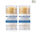 2Pack 60% Urea + 2% Salicylic Acid Foot Care Stick,Maximum Strength Urea Foot Cream,Deeply Moisturizes Cracked Heels,Dry Hands & Rough Knees,Exfoliates & Softens Skin Urea Foot Stick