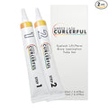 Amber Lash Curlerful, Brow Lamination Tube Set, For Professional Brow Perm, Step 1 & Step 2, 20 ml / 0.67 floz each