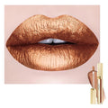Depuplum Brown Lipsticks for Women Metallic Lipstick Long Lasting Shimmer Lip Gloss Metal Shine Glitter Waterproof Lipsticks Full Coverage Lip Color for Mother's Day,DP113 Pleasure