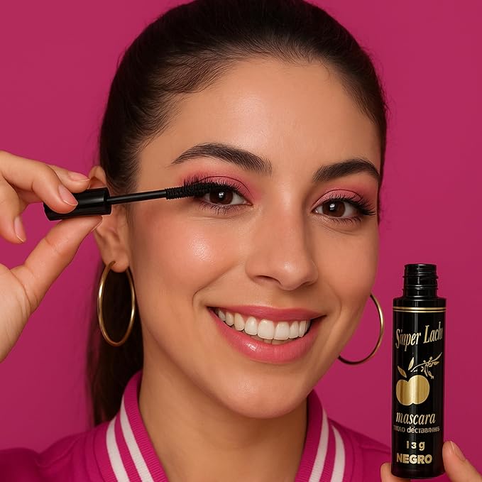 BY APPLE Super Lash Classic Mascara, Black, Volume and Length Formula, 13g