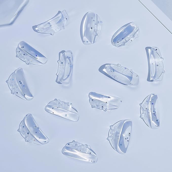 Libeauty Premium Lash Lift Rods, Eyelash Lift Shields 7 Sizes, Reusable Silicone Pads for Eyelash Curling & Lifting, C-Curl White Cat Shape