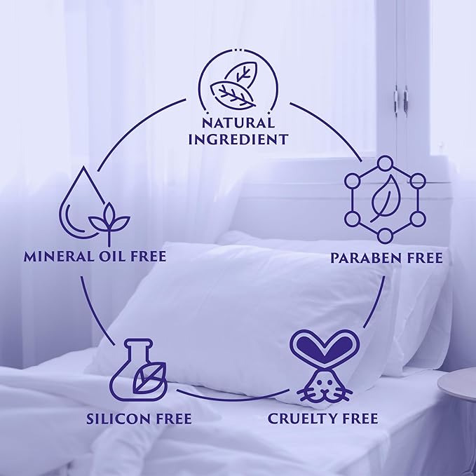 Chamomile Inspired, Lavender Sleep Spray with Melatonin - Relaxing Father Gifts – Natural Pillow Mist for Sleep, Lavender & Cedarwood Blend, Gifts for Teen Girls and Women