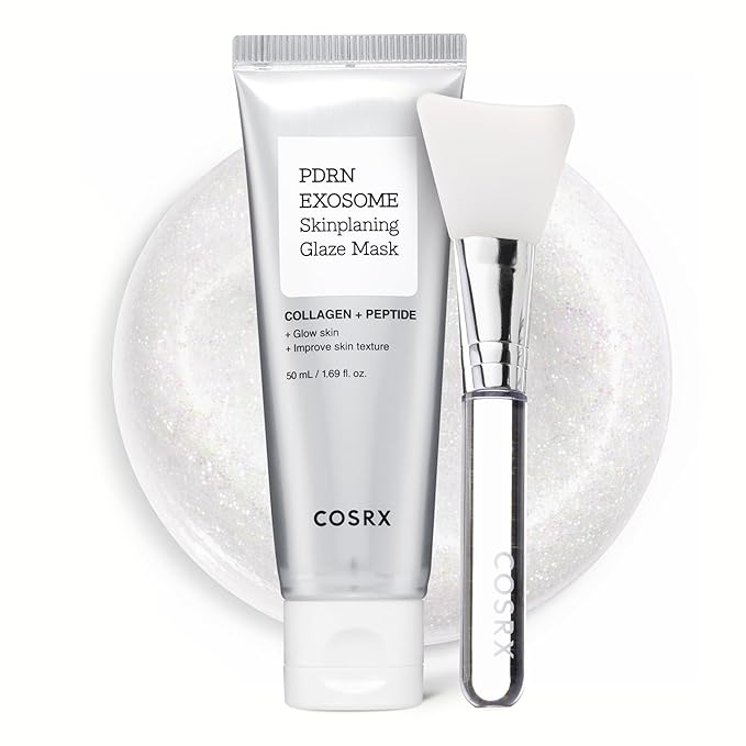 COSRX PDRN EXOSOME Glaze Wrapping Mask with SALMON DNA PDRN, Instant Glow, Easy Peel-Off Overnight Mask for Glass Skin, Firmness, Elasticity & Skin Texture Care, Mothers day gift, Korean Skin Care