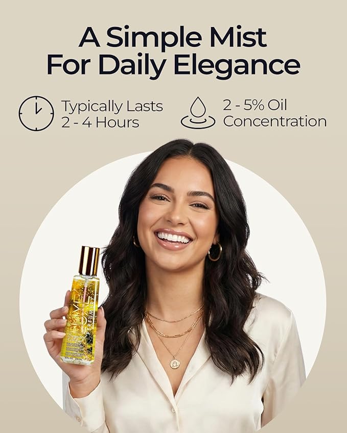Luxe Perfumery Sugared Orchid Moisturizing Fragrance Mist – Sweet Floral Fruity Body Spray with Citrus, Apple, Coconut & Orchid – Hydrating Skin Mist for Women, Gift for Her, Made in USA, 8 Fl Oz
