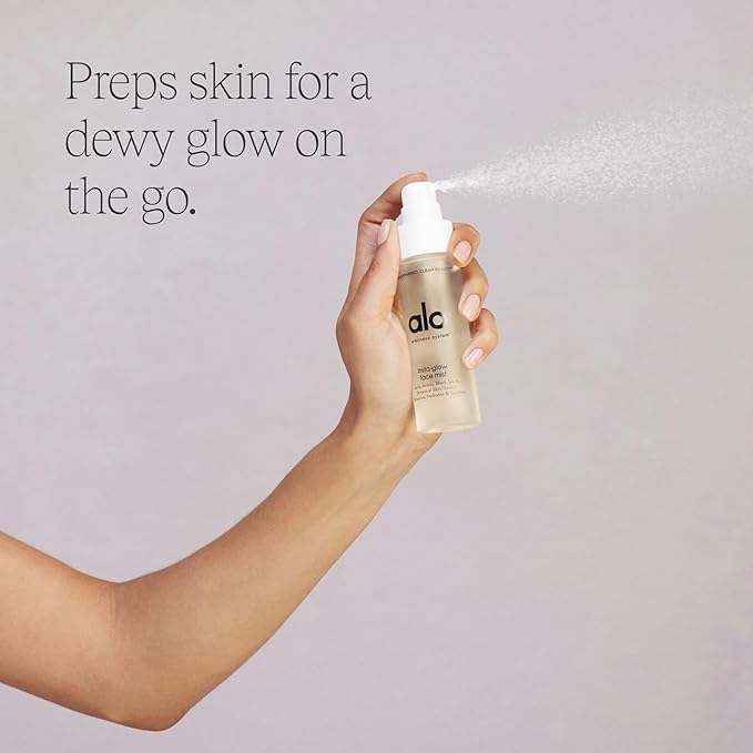 ALO Yoga Insta Glow Face Mist - Restores Moisture and Leaves Skin Looking Fresh, Dewy, Brighter and Radiant - 1.7 Fl Oz