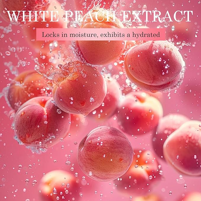 Body Lotion, 24hr Moisturizing & Deep Hydration, Absorbs Instantly Moisturizer for All Skin Types, 5.3 fl oz (1 Pack, Peach)