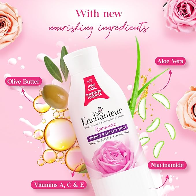 Enchanteur Perfumed Body Lotion Moisturesilk Enticing 250 Ml