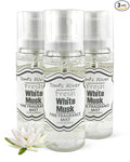 Tom's River Fine Fragrance Body & Hair Mist | White Musk Scented (Pack of 3) | For Daily Use | Travel-Friendly | 2 fl oz/ 60ml per Bottle