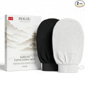 Korean Exfoliating Mitt & Exfoliating Glove 2 Pack – Dual Density Body Scrub Gloves & Dead Skin Remover for Body, Kessa Glove, Exfoliating Mitt for Body – Holou
