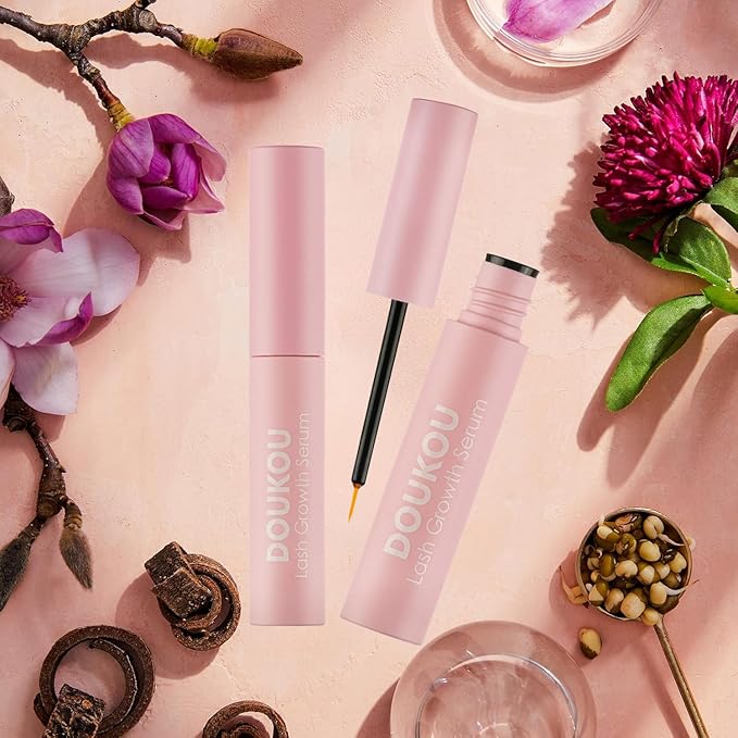 2PC Lashes Serum for Eyelash Eyebrow Growth, Gentle Natural Vegan Enhancing Treatment Nourishing Conditioning Formula, Longer Thicker Fuller Natural Eyelashes & Eyebrow, 5ml x 2