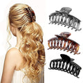 Large Size Hair Claw Clips For Thick Hair, Premium Clips Strong Holding Power Claw 4.3Inch Delicate Hair Grip for Women and Girls (Type E)