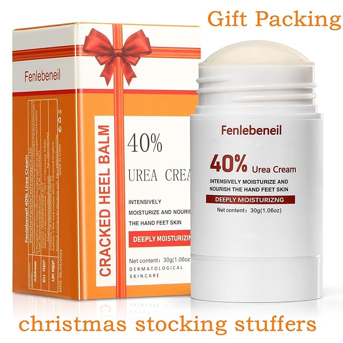 Urea Cream 40 Percent for Foot and Dry Cracked Heel 40% Urea Feet Cream Balm Stick for Foot Hand Moisturizing Feet Hand Care Balm For Women Men 1.06Oz