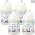 Ginger Lily Farms Botanicals Nourishing Body Wash, 100% Vegan & Cruelty-Free, Cucumber Mint Bliss Scent, 1 Gallon (Pack of 4)