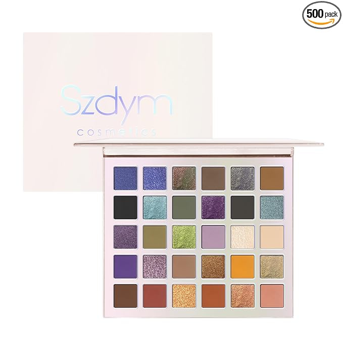Professional super shine shimmer 30 color eyeshadow palette,high pigment matte+duochrome+shimmer,Cruelty- Free Makeup Pallet,Colorful Powder Long Lasting Waterproof Eye Shadow (make up-2)