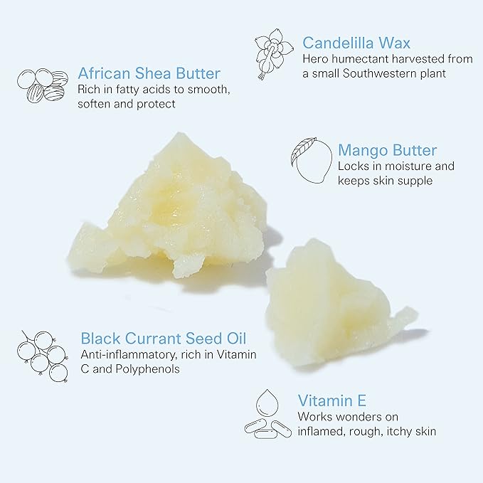 Pedestrian Project Cracked Heel Repair Foot Care Balm, Smooths & Fills Cracks & Rough Skin with Healing Shea & Mango Butters, Vegan, Cruelty Free, 1 oz