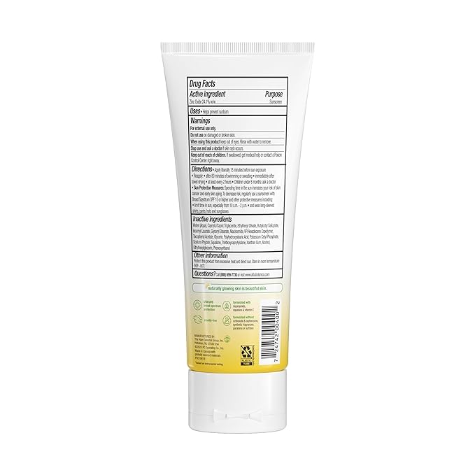 Alba Botanica Mineral Sunscreen Lotion SPF 50, Broad Spectrum, Fragrance Free, 3 Fl Oz (Packaging May Vary)