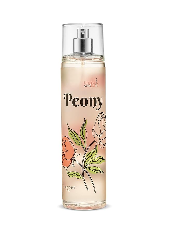 Home Spa Gift 10oz Deep Moisturizing Fragrance Body Lotion & 8 oz. Fine Fragrance Body Mist Set Luxury Self-Care Combo for Women and Girls (Peony) – Mother's Day Gift for Mom