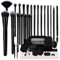 Makeup Brush Set, 48Pcs Makeup Tool Set Premium Synthetic Foundation Concealers Powder Eye Shadows Makeup Brushes Kit for for Beginner Professional, Black