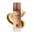 MCoBeauty Flawless Glow Luminous Skin Filter - 4 Medium - 4-in-1 Primer, Highlighter & Foundation Booster - Dewy Illuminating Tint Face Makeup with Squalane Vitamin E - Vegan & Cruelty Free