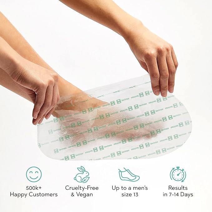 Foot Peel Mask for Dry Cracked Feet – 2 Pack Peeling Mask Removes Dead Skin and Calluses - Exfoliating for Soft Baby Feet, Original Scent