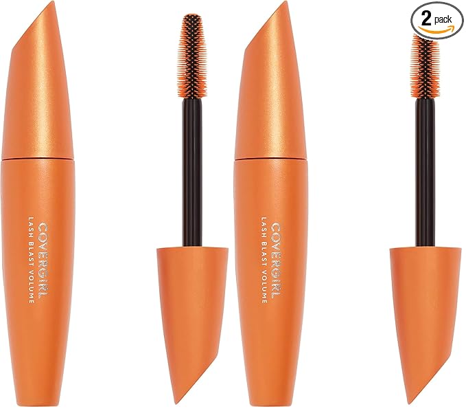 COVERGIRL Lash Blast Volume Mascara, Long-Wearing, Smudge-Proof, Cruelty Free - Black (Pack of 2)