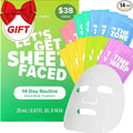 I DEW CARE Collagen Sheet Mask Variety Pack - 14 Days Facial Masks Skincare Korean | Hydrating Collagen Face Mask, Moisturizing Beauty Skin Care, Sheet Masks for Women, Stocking Stuffers,14EA