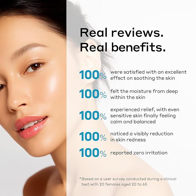 MENTAVITA™ Calming Fresh Hydrogel Mask – Cooling & Soothing Overnight Mask for Heated and Sensitive Skin (32g x 5ea)
