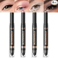 LANGMANNI 4Colors Dual-Ended Cream Eyeshadow Stick Set – Silky Smooth, Waterproof & Transfer-Proof, Built-in Blender Brush, All-Day Matte & Shimmer Wear Eye Makeup(#5+6+7+8)