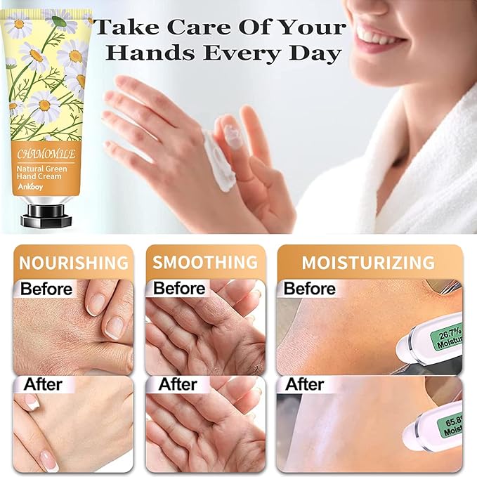 ANKOOY 12 Pack Hand Cream for Dry Cracked Hands,Mothers Day Gifts,Teacher Appreciation Gifts,Nurse Appreciation Gifts,Natural Hand Lotion Travel Size,Mini Lotion Thank you Gifts for Nurse Teacher