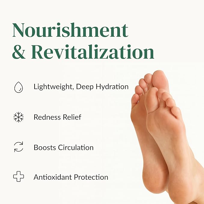 Epielle Nourishing Foot Mask 6 Pairs, Repair and Soften with Hemp & Rosemary Extract, Deep Moisturizing Socks for Dry, Cracked Feet, Self Care Gifts for Women, Spa Kit, Mothers Day Gifts