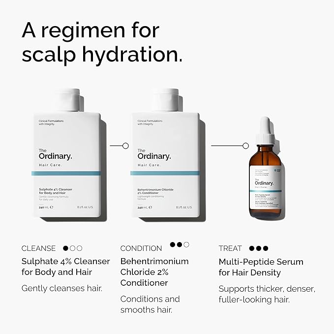 The Ordinary Behentrimonium Chloride 2% Conditioner,Lightweight Fragrance-Free Conditioner for All Hair Types,8.1 Fl Oz,(Pack of 2)
