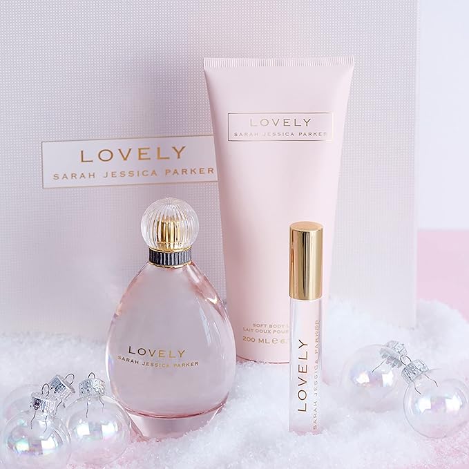 SJP Lovely Soft Body Lotion - Nourishing, Emollient Daily Hand and Body Lotion in SJP’s Signature Lovely Fragrance - For Softer, Smoother Skin - Light, Clean, Floral Notes - 6.7 oz