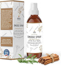SOUL STICKS White Sage & Cinnamon Smudge Spray – 3.5oz Smokeless Energy Mist with Quartz Crystals – Non-Toxic Cleansing Spray for Aura, Home, Car, Meditation, Yoga, Stress Relief & Protection