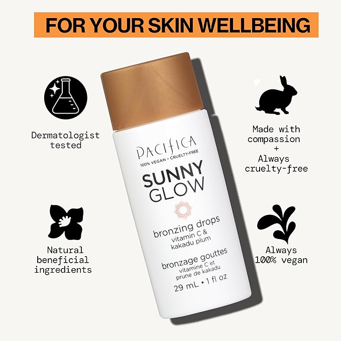 Pacifica, Drops Sunny Glow Bronzing (Pack of 2)