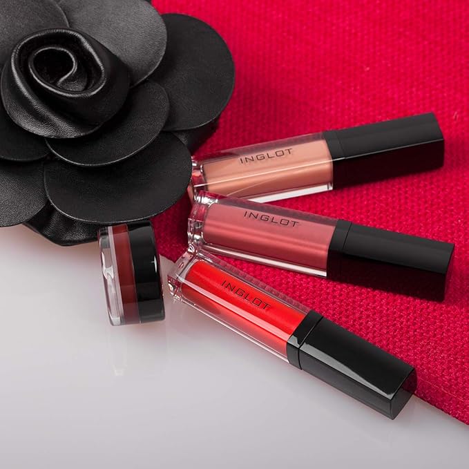Inglot HD Lip Tint Matte - Liquid Lipstick | Full Coverage | Long-Lasting | Velvet Finish | High Pigmentation | 0.18 US FL OZ | 34